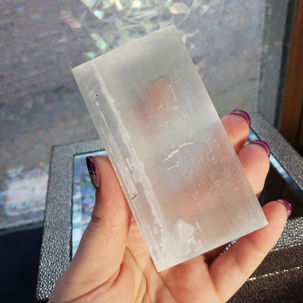 Selenite Charging Plate for crystals